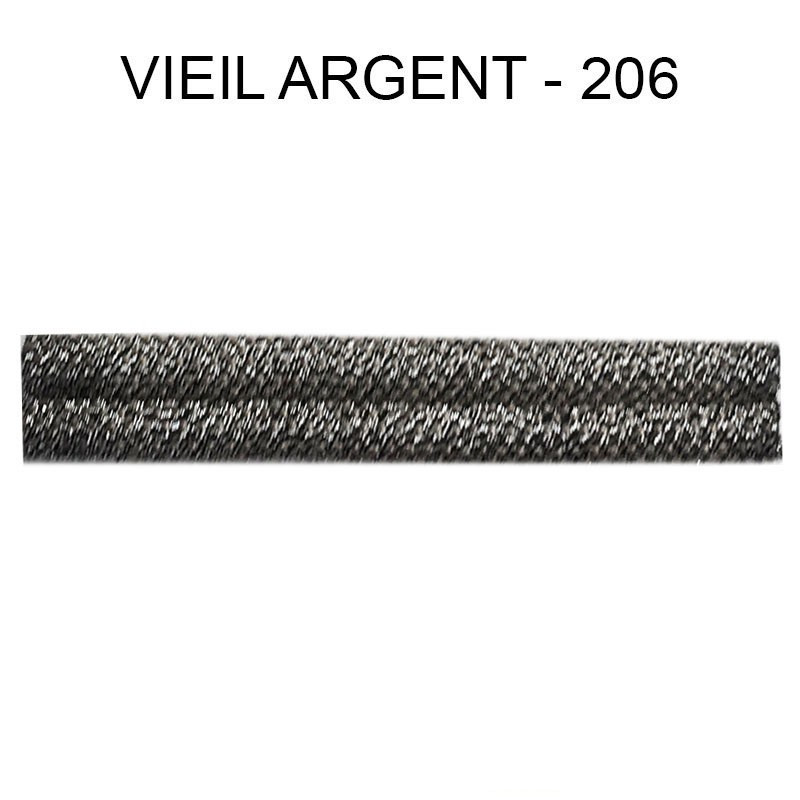 Double Passepoil 10 Mm Vieil Argent 4302 206 PIDF Artapisserie Fr