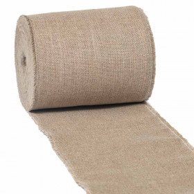 Chemin de table lin naturel 25m - 500g/m² - 20cm