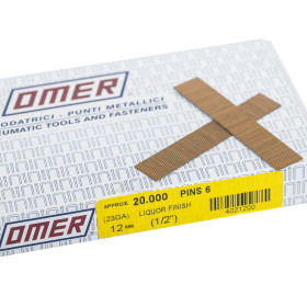 Boite de 20000 finettes clous OMER pins 6 - 12mm