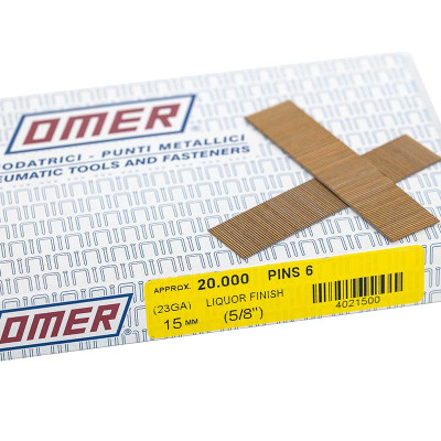Boite de 20000 finettes clous OMER pins 6 - 15mm