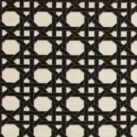 Jacquard Cannage Californien black white Thevenon