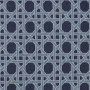 Jacquard Cannage Californien indigo Thevenon