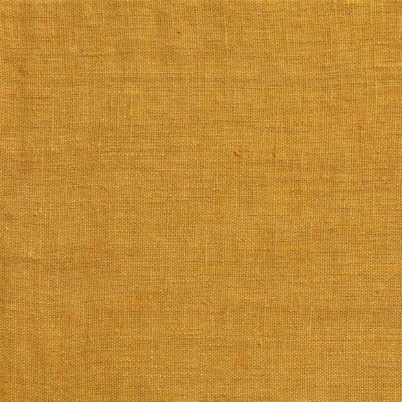 Toile Lin Lavé ocre Thevenon