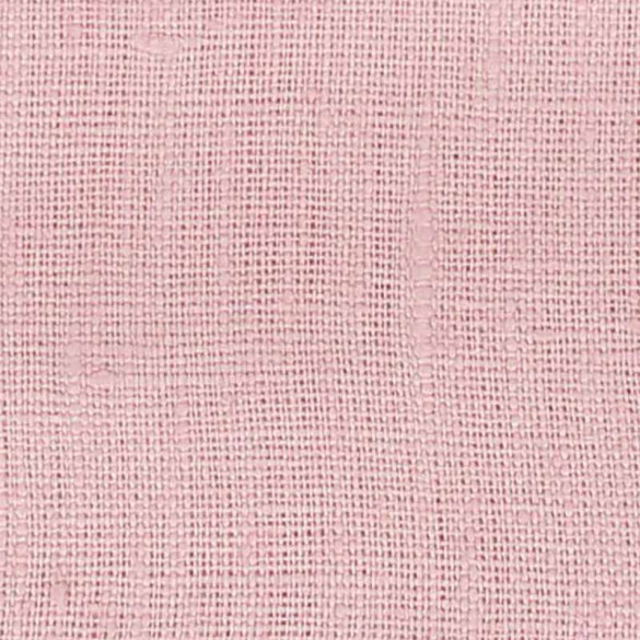 Toile Lin Lavé rose poudre Thevenon