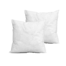 Coussin de garnissage 30x30 cm blanc ferme - lot de 2