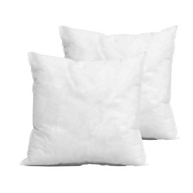 Coussin de garnissage 40x40 cm blanc ferme - lot de 2