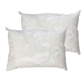 Coussin de garnissage 35x50 cm blanc ferme - lot de 2