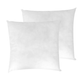 Coussin de garnissage 40x40 cm blanc moelleux - lot de 2