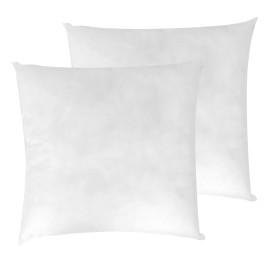 Coussin de garnissage 45x45 cm blanc moelleux - lot de 2