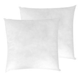 Coussin de garnissage 50x50 cm blanc moelleux - lot de 2