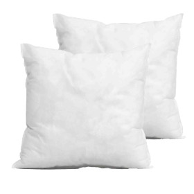 Coussin de garnissage 50x50 cm blanc ferme - lot de 2