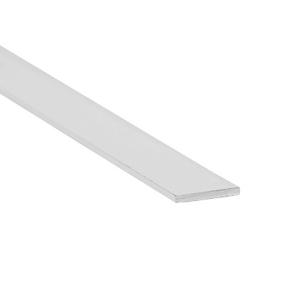 Barre de charge 25x3 mm aluminium blanc de 30 à 190 cm