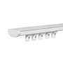 Embout long pour rail rideau DS - Blanc