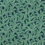 Tissu végétal Blush vert bleu pétrole Thevenon