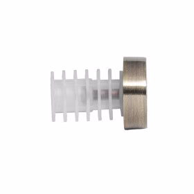 2 embouts bouchon Ø20 mm Bronze