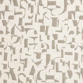 Jacquard Letters naturel Thevenon