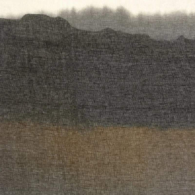 Voilage Haze noir Casamance 295 cm