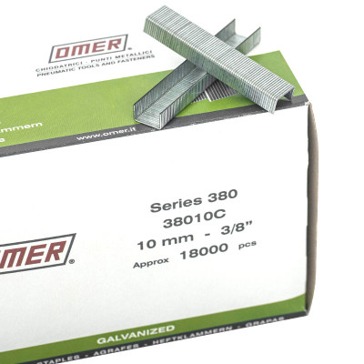 Boite de 18 000 agrafes type 380 OMER 10 mm