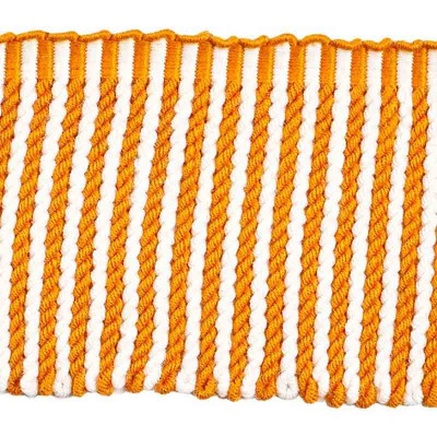 Frange torse 8 cm écume et orange 7653-105 PIDF