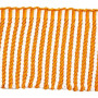 Frange torse 8 cm écume et orange 7653-105 PIDF