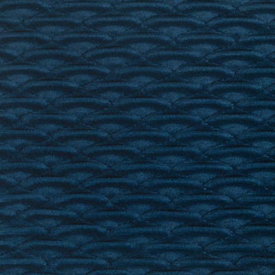 Tissu velours texturé Liujo bleu ocean Froca