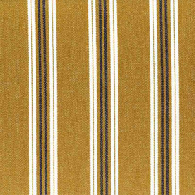 Tissu rayé Lagos ocre Casamance