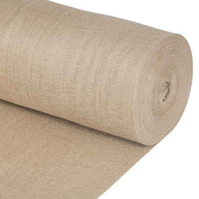 Toile de jute rouleau de 50m - 255g/m² - 190 cm