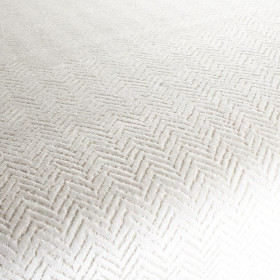 Tissu velours géométrique Velveto blanc 70 Jab