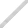 Bande auto agrippante autocollante 20 mm blanc partie velours - Rouleau de 25 mètres