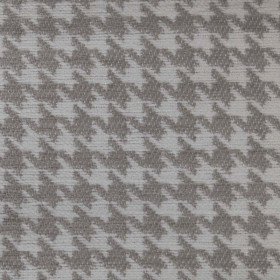 Tissu pied de poule Robin gris clair Froca