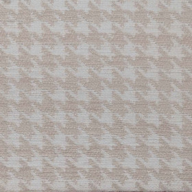 Tissu pied de poule Robin beige Froca