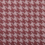 Tissu pied de poule Robin rose bonbon Froca