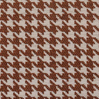 Tissu pied de poule Robin caramel Froca