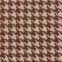 Tissu pied de poule Robin caramel Froca