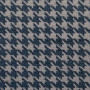 Tissu pied de poule Robin bleu nocturne Froca