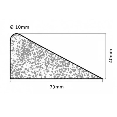 Bourrelet profilé mousse PR30 pour assise - le mètre