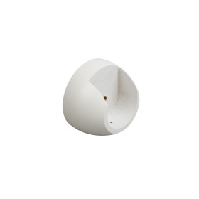 Support naissance bois ø20mm blanc, lot de 2