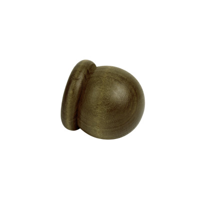 Embout rustique bois Ø20 mm teinte chêne, lot de 2