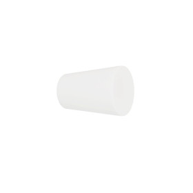 Embout pommeau ø28mm bois blanc, lot de 2