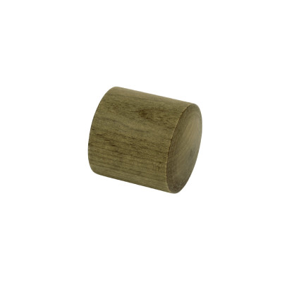 Embout bouchon bois Ø20 mm teinte chêne, lot de 2