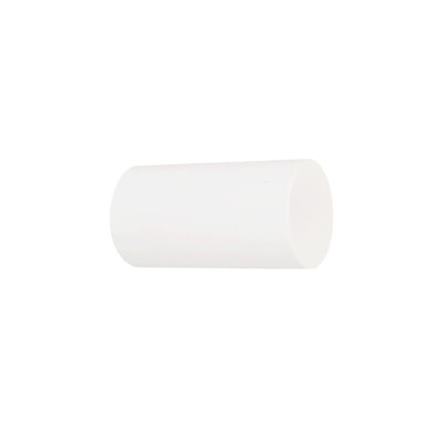 Embout cylindre ø28mm bois blanc, lot de 2