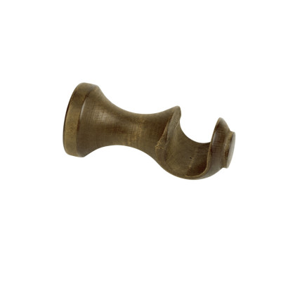 Support ouvert ø35mm bois teinte chêne 85mm