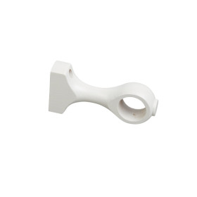 Support lorgnon mur et plafond ø20mm bois blanc 70mm, lot de 2