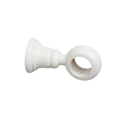 Support lorgnon mur et plafond ø35mm bois blanc 90mm