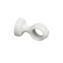 Support lorgnon mur et plafond ø28mm bois blanc 55mm, lot de 2