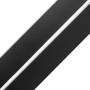 Velcro autocollant PS30 noir - velours et accrocheur champignon - 50mm x 1m