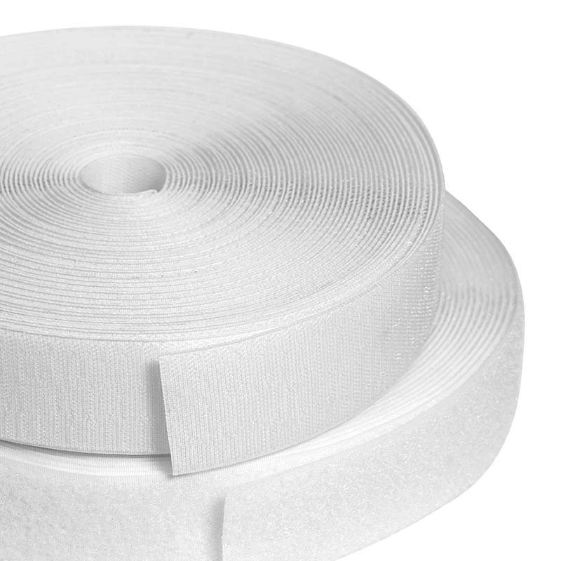 Bande Auto-Aggripante (Velcro) à Coudre - 25 Mm De Large, 4,6 M De Long (Paire Crochet/Boucle) - DTKJ - Pour Tissu, Tente, Rangement