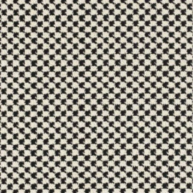 Jacquard pied de poule Andrea noir blanc Thevenon