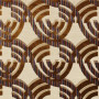 Jacquard géométrique Lonely bronze multicolore Thevenon