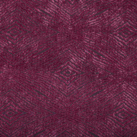 Coupon 2,4m - Tissu géométrique Iona rose Prestigious Textiles